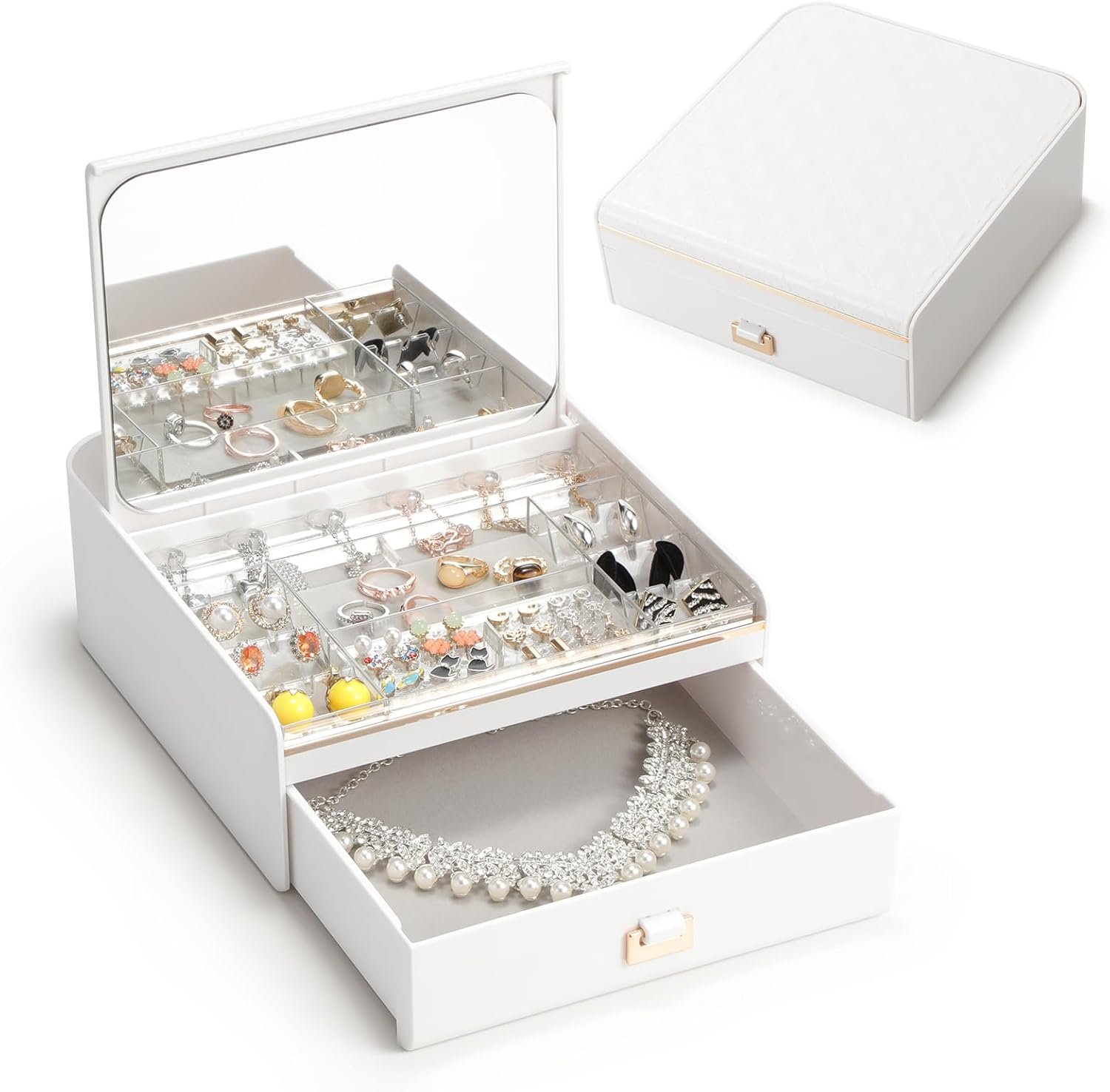 Jewelry Box with Mirror